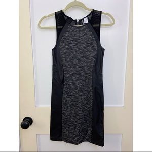 H&M Divided Sleeveless Faux Leather Bodycon Dress